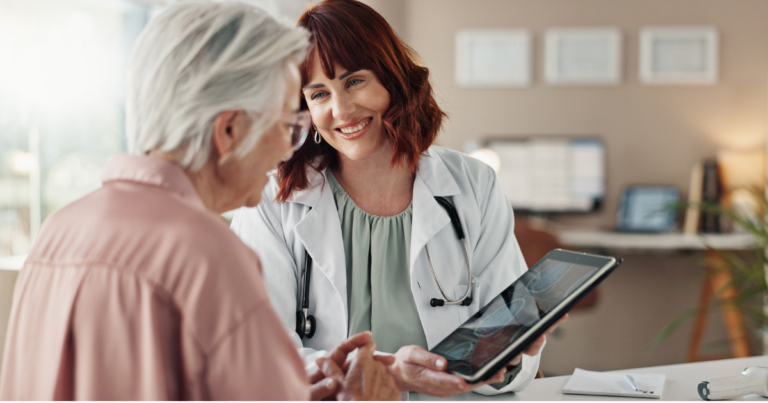 senior patient - doctor