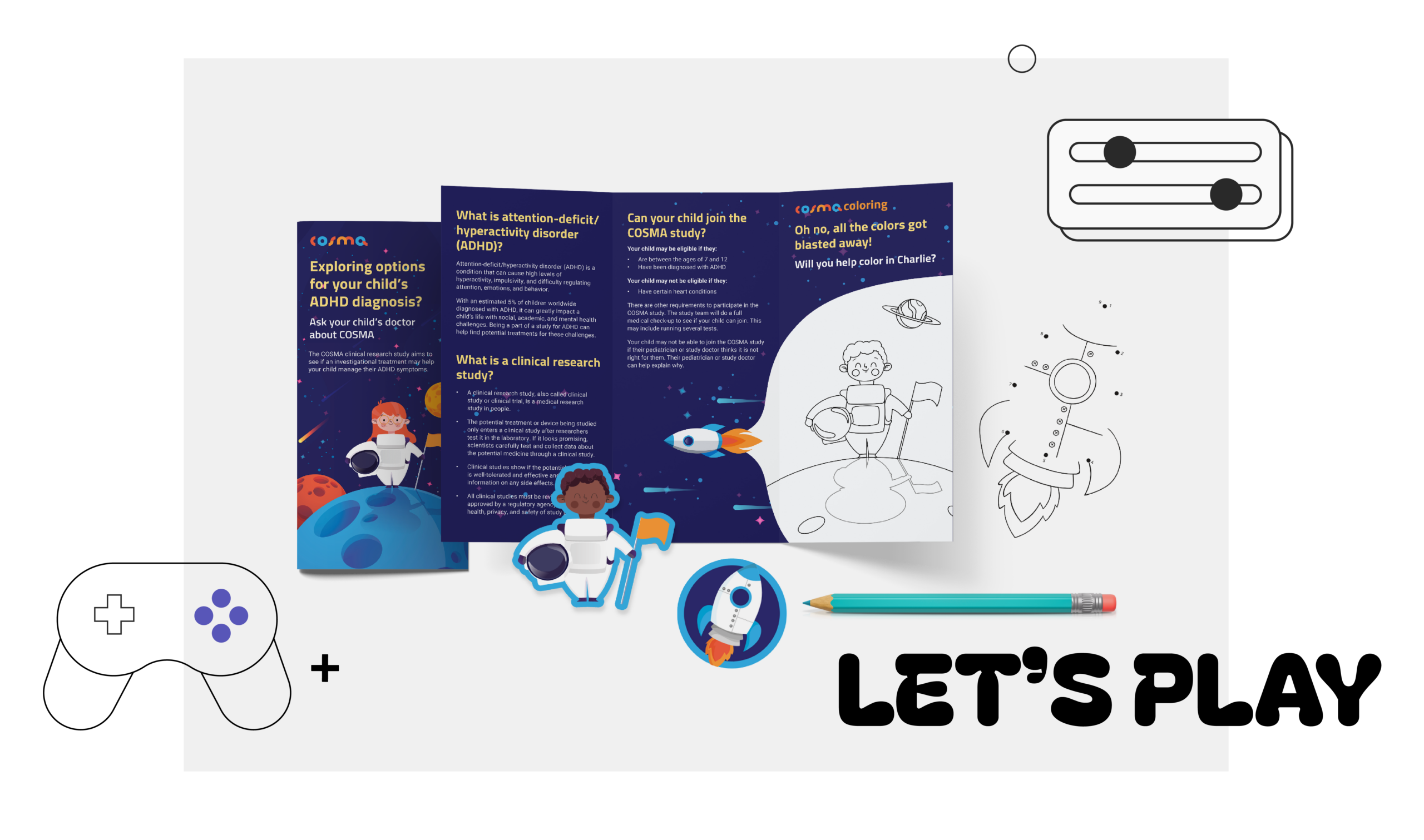 Clinical trial branding: creatives