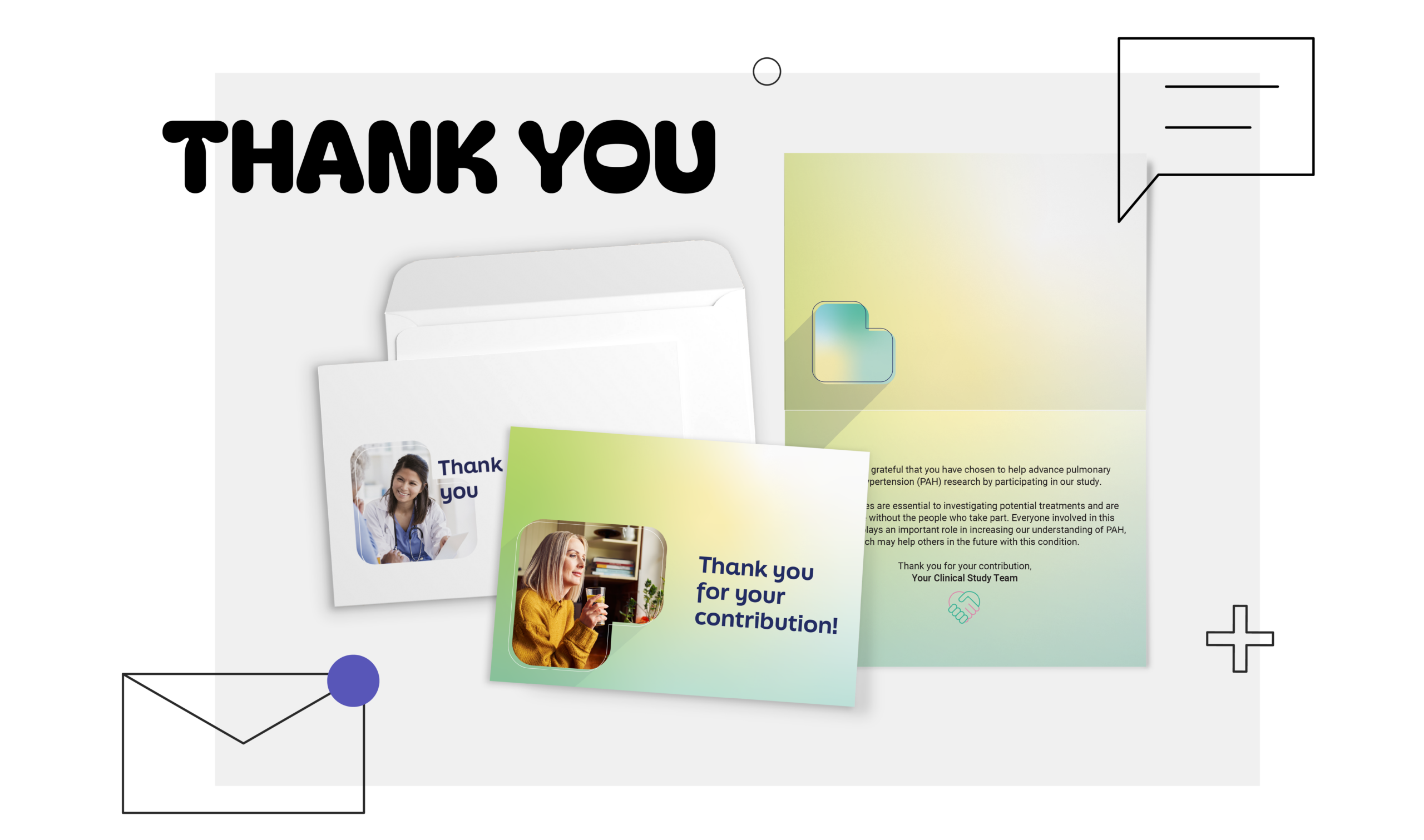 Clinical trial branding: creatives